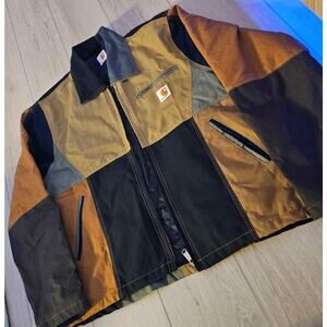 Carhartt Rework Multi-Color Patchwork Detroit Jacket